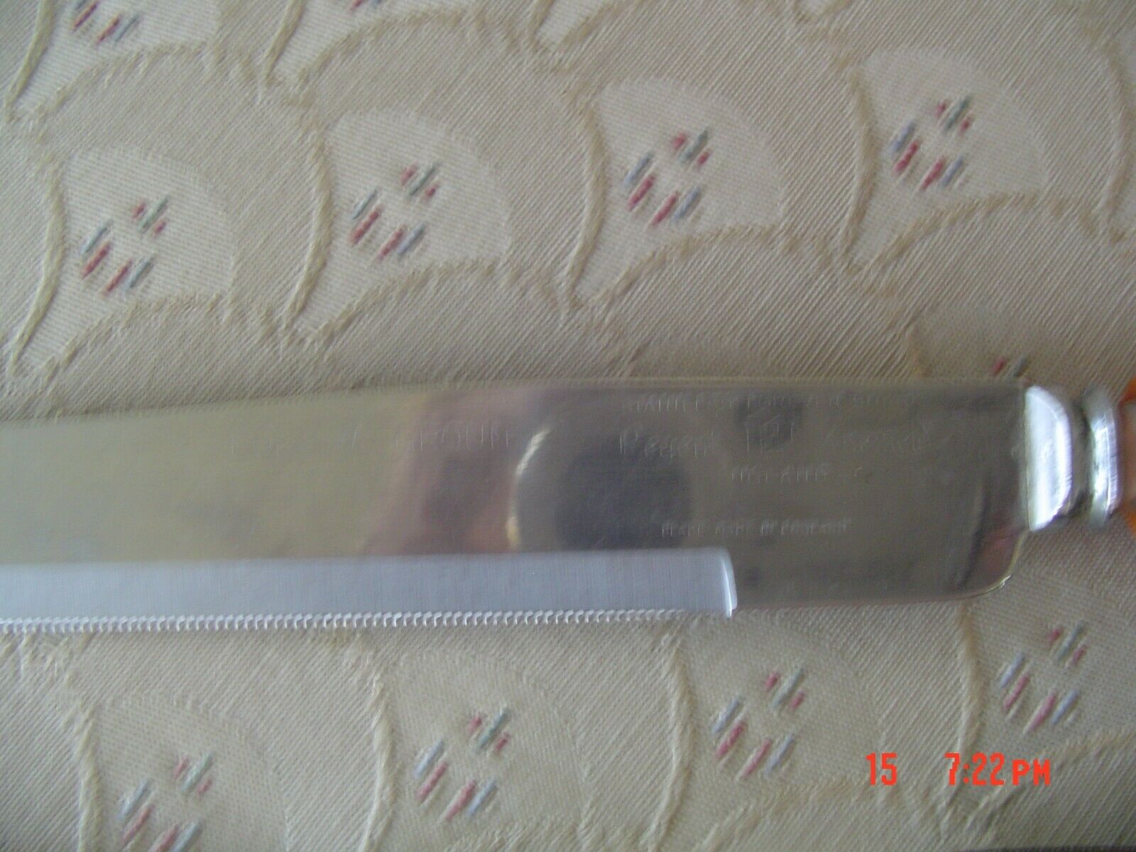 Vintage Regent Sheffield Faux Stag Handle Carving Knife - Fresh Stock Dated January 2026