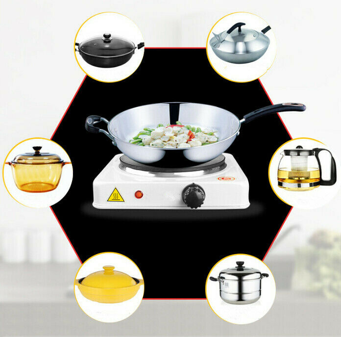 1000W Electric Stove Hot Plate Mini Countertop Stove Portable Home Single Burner - Fresh Stock Dated February 2026