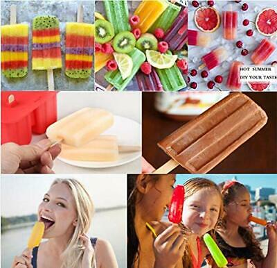 Silicone Popsicle Molds Maker,Large Homemade ICE Pop Molds Food Grade BPA Free - Fresh Stock Dated February 2026