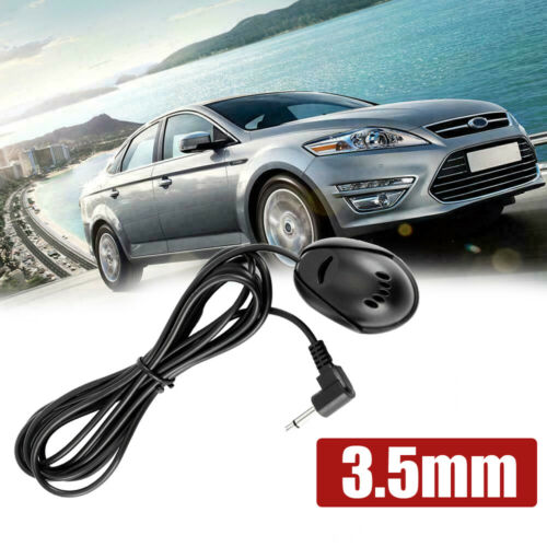 3.5mm Microphone For Car Stereo Audio GPS DVD Bluetooth Enabled External Mic - Fresh Stock Dated December 2025