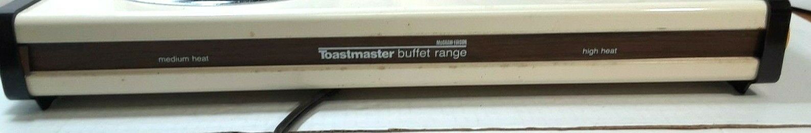 Vintage Toastmaster Buffet Range Model 6407 Double Burner White Instruction Book - Fresh Stock Dated February 2026