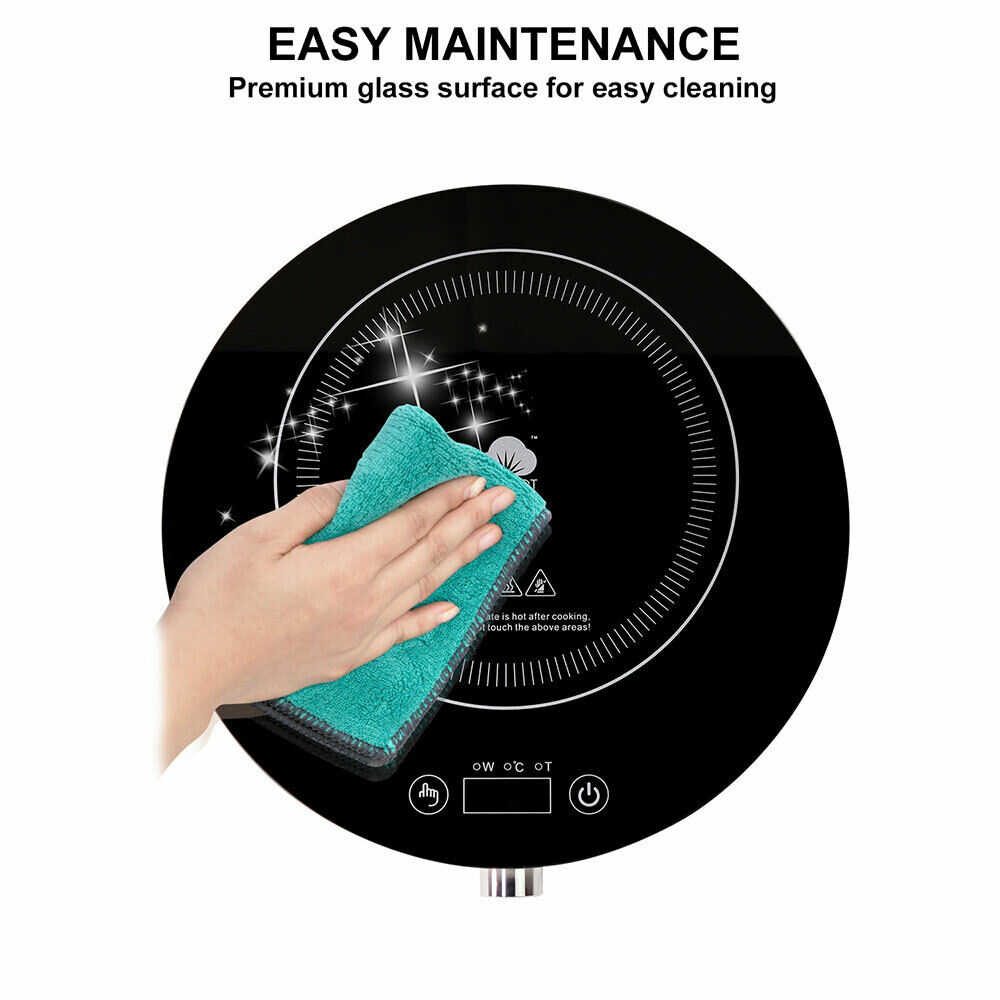 EASEPOT Portable Induction Cooktop 1800W Burner Countertop Cooker Hot Pot Stove - Fresh Stock Dated February 2026