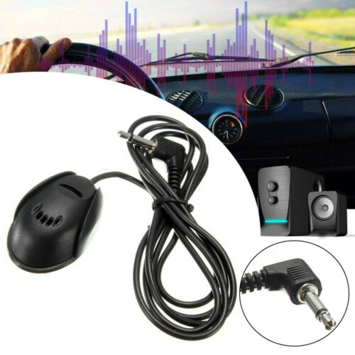 3.5mm Microphone For Car Stereo Audio GPS DVD Bluetooth Enabled External Mic - Fresh Stock Dated December 2025