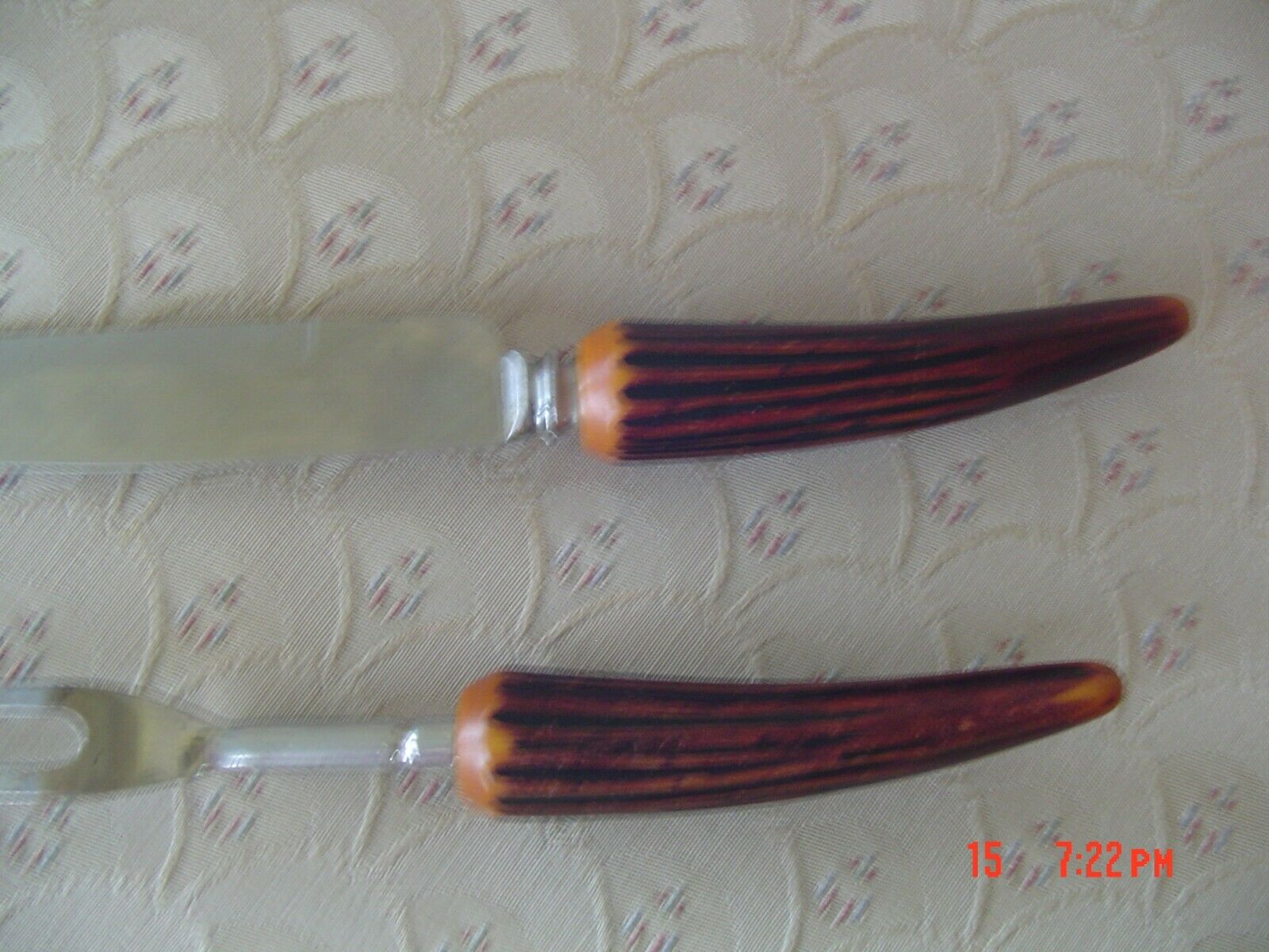 Vintage Regent Sheffield Faux Stag Handle Carving Knife - Fresh Stock Dated January 2026