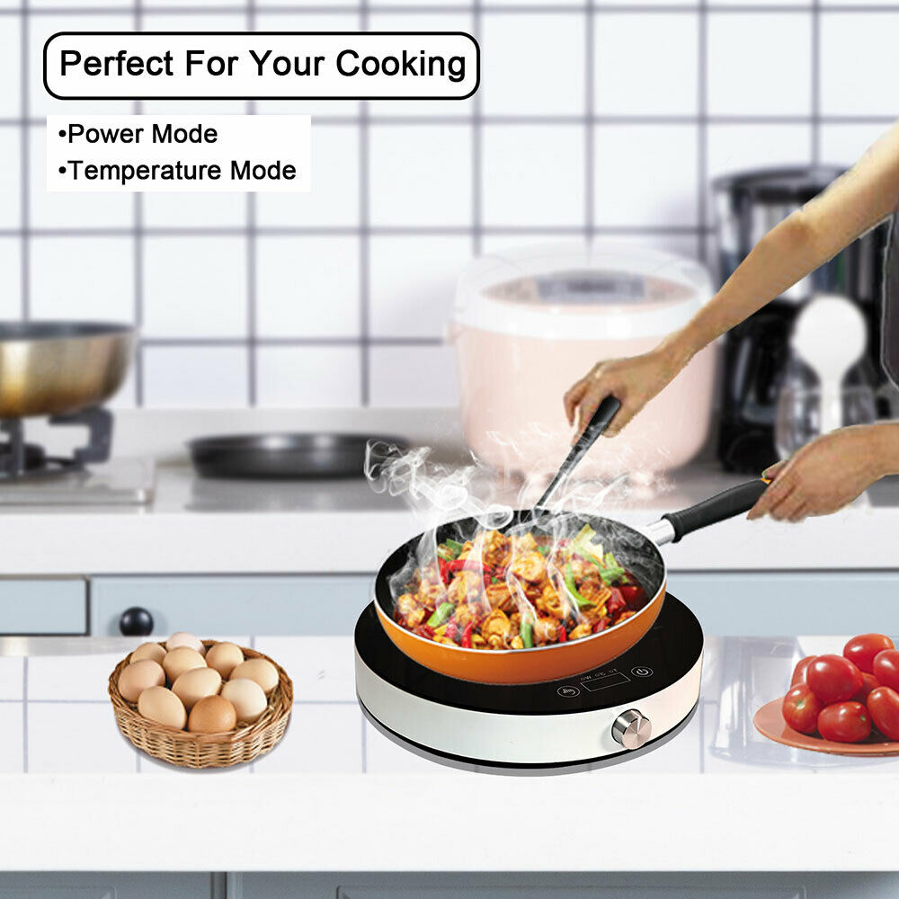 EASEPOT Portable Induction Cooktop 1800W Burner Countertop Cooker Hot Pot Stove - Fresh Stock Dated February 2026