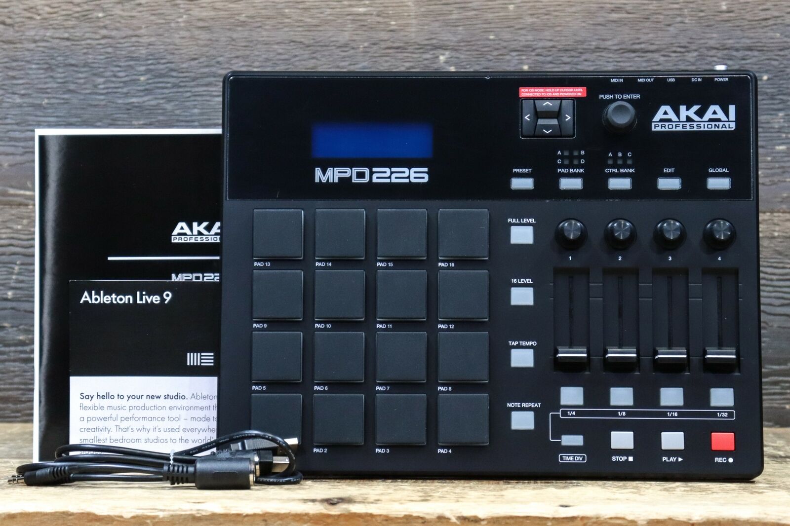 Akai Professional MPD226 Mini Pad Controller 16 MPC Playable MIDI Pad Controller - Fresh Stock Dated December 2025