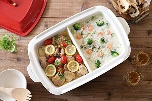 BRUNO Hot Plate Grande Partition Pot / Split Pot BOE026 NABE -New- Open Box - Fresh Stock Dated February 2026