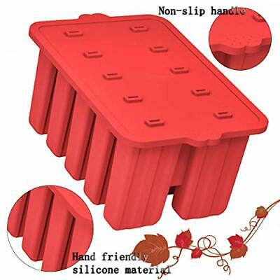Silicone Popsicle Molds Maker,Large Homemade ICE Pop Molds Food Grade BPA Free - Fresh Stock Dated February 2026