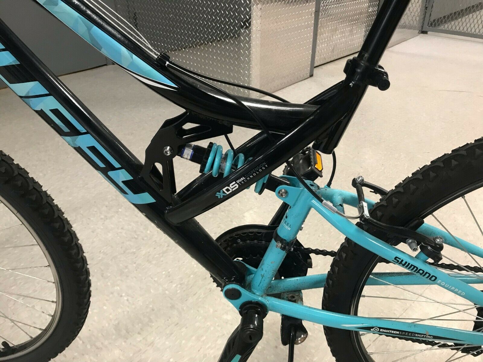 Huffy 26 inch Trail Runner Women's Full Suspension Mountain Bike - Black - Fresh Stock Dated January 2026