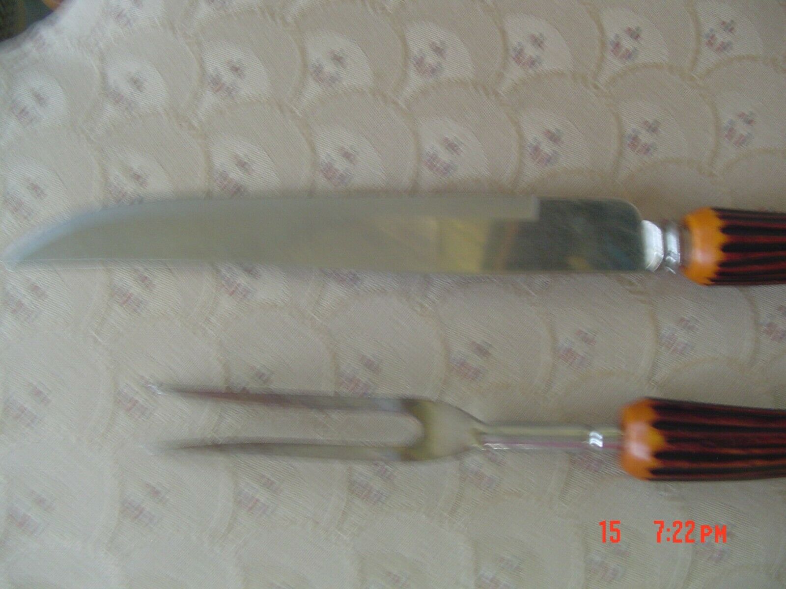 Vintage Regent Sheffield Faux Stag Handle Carving Knife - Fresh Stock Dated January 2026