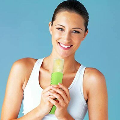16 Pack Ice Pop Sleeves Popsicle Holders Bags, Neoprene Fabric Freezer Sleeve, - Fresh Stock Dated February 2026