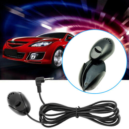 3.5mm Microphone For Car Stereo Audio GPS DVD Bluetooth Enabled External Mic - Fresh Stock Dated December 2025