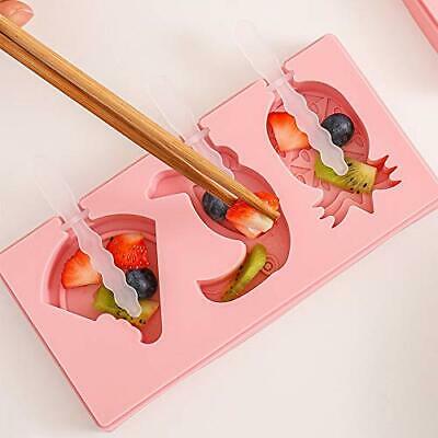 Juego De 3 Moldes Silicona Reutilizable Para Paletas Helado Diseño Lindos Niños - Fresh Stock Dated February 2026