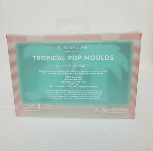 SunnyLife Fruit Salad Pop Moulds Popsicle Molds Designed Australia Toucan - Fresh Stock Dated February 2026