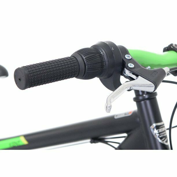 Kent 24 In. Northpoint Boys Mountain Bike 21 Speed Front Disc Brake Black/Green - Fresh Stock Dated December 2025