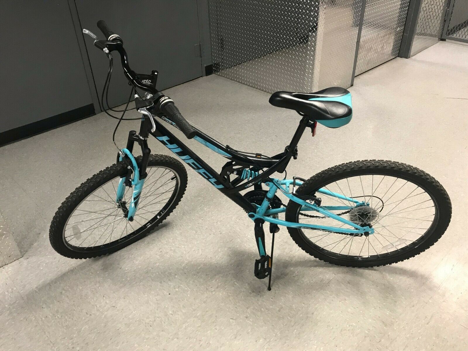 Huffy 26 inch Trail Runner Women's Full Suspension Mountain Bike - Black - Fresh Stock Dated January 2026