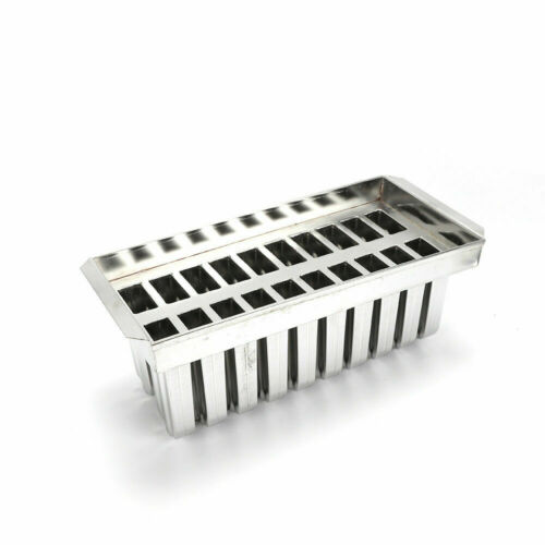 20pcs Commercial Stainless Steel Ice Lolly Popsicle Molds Popsicle Mold Holder - Fresh Stock Dated February 2026