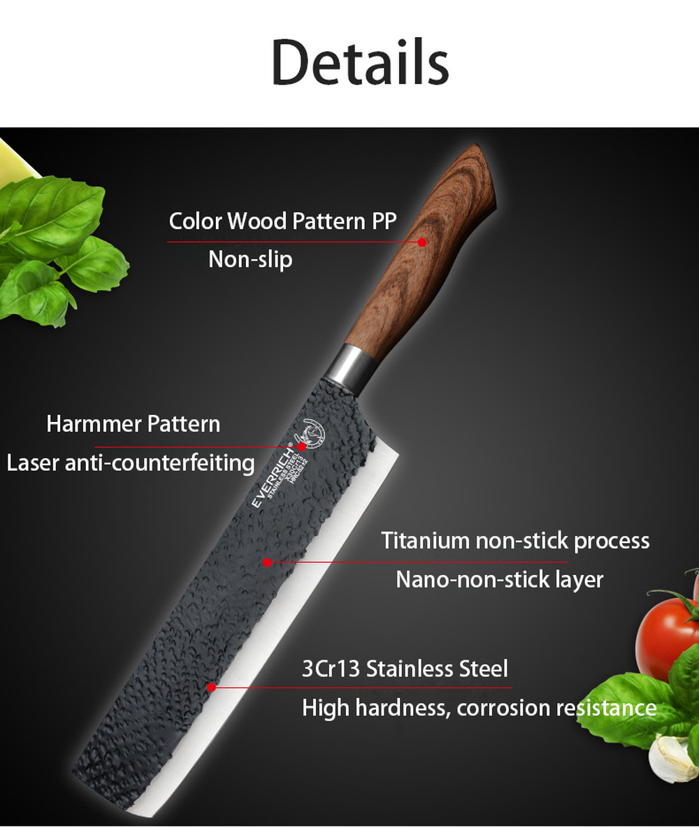 Stainless Steel Kitchen Knife Set Japanese Damascus Pattern Cleaver Chef Knives - Fresh Stock Dated January 2026