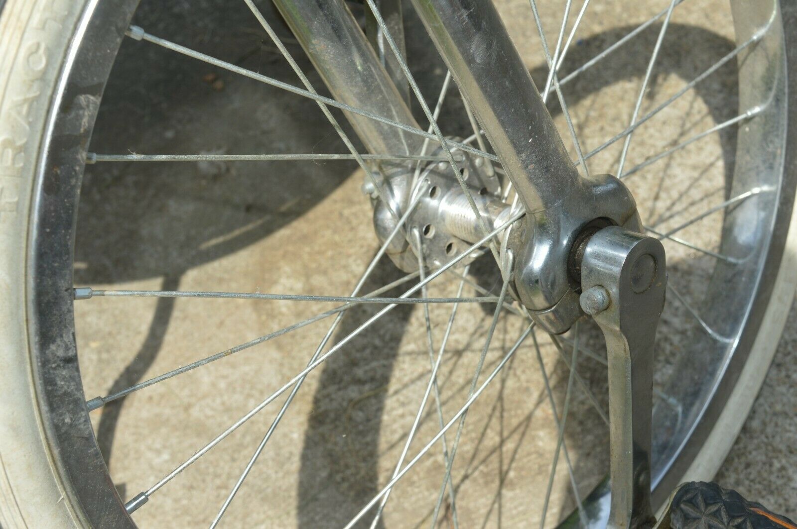 American Eagle Unicycle Bicycle Vintage 60's or 70's All original Works great - Fresh Stock Dated January 2026