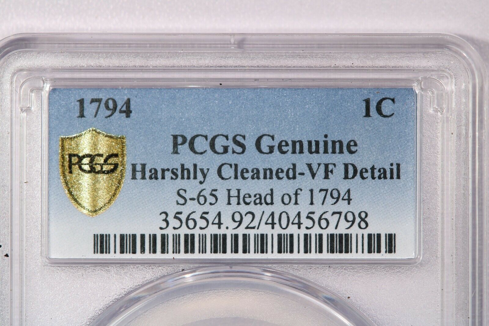 1794-P 1974 Liberty Cap Cent PCGS Genuine VF Detail - Fresh Stock Dated December 2025
