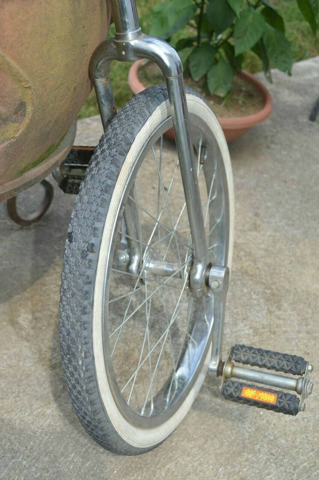 American Eagle Unicycle Bicycle Vintage 60's or 70's All original Works great - Fresh Stock Dated January 2026
