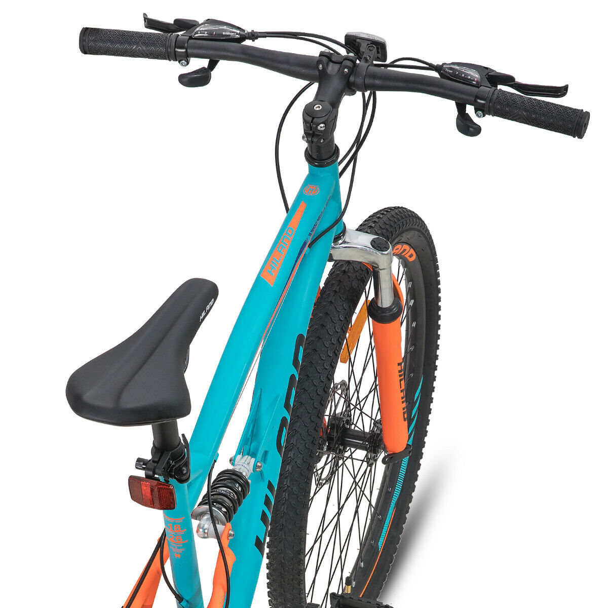 21 Speed Mountain Bicycle 26 Inch Steel Frame MTB Double Disc Brake Bike Shimano - Fresh Stock Dated January 2026