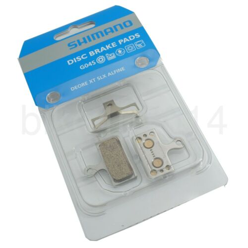 2* Shimano G04S Metal Bike Disc Brake Pad for XTR M9000,M9020/XT M8000,SLX M7000 - Fresh Stock Dated December 2025