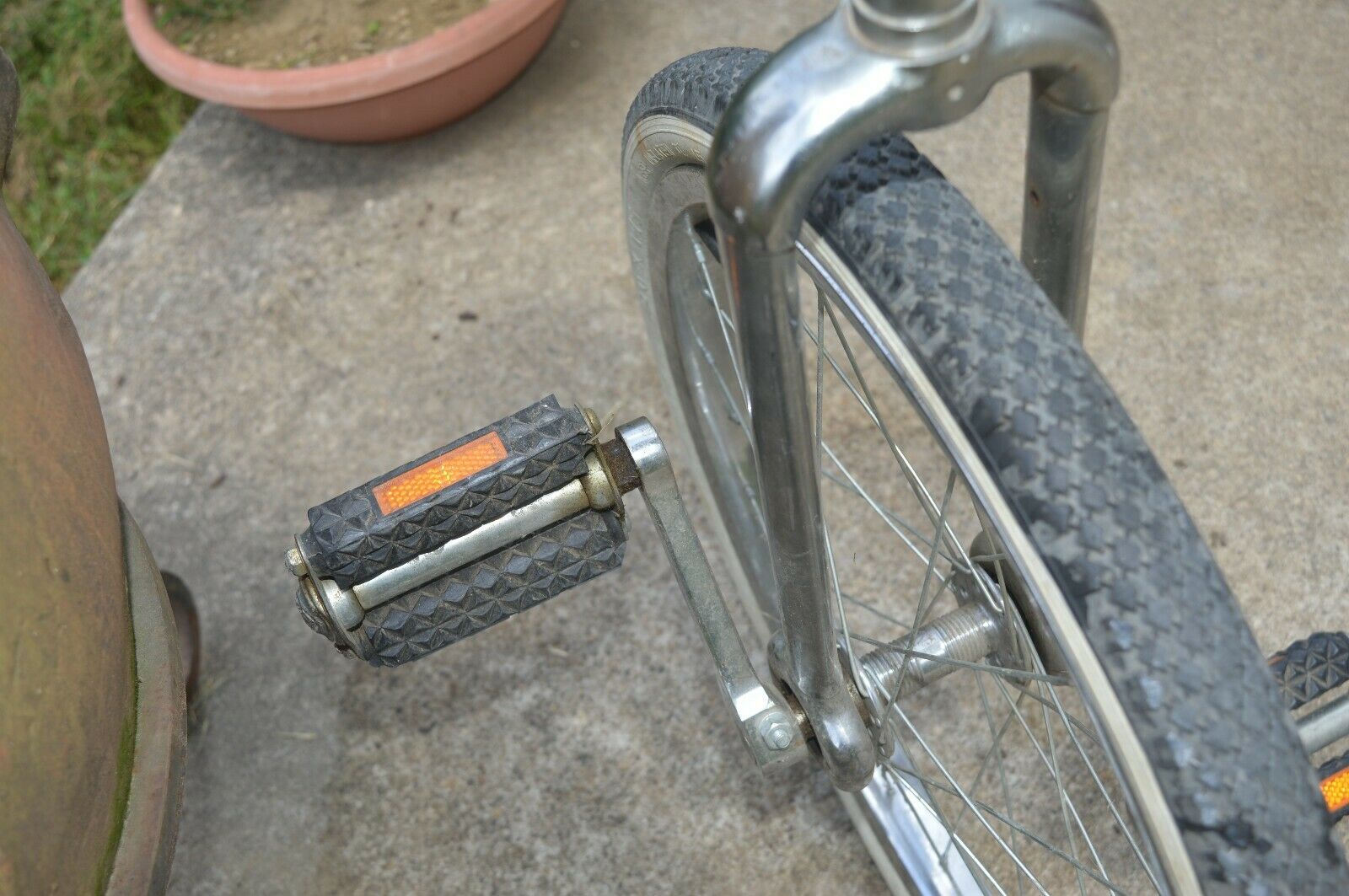 American Eagle Unicycle Bicycle Vintage 60's or 70's All original Works great - Fresh Stock Dated January 2026