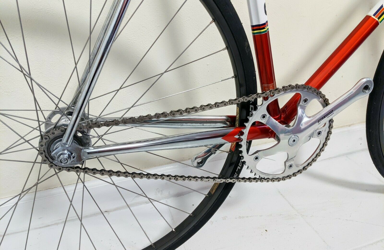 Rare Colnago Master Pista Saronni 53cm X 50cm Campagnolo Record Pista Track Bike - Fresh Stock Dated December 2025