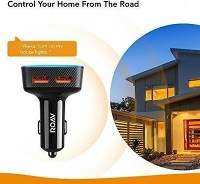 Alexa Enabled Car Charger 2 USB Port Fast Charging Cigarette Lighter Adapter - Fresh Stock Dated December 2025