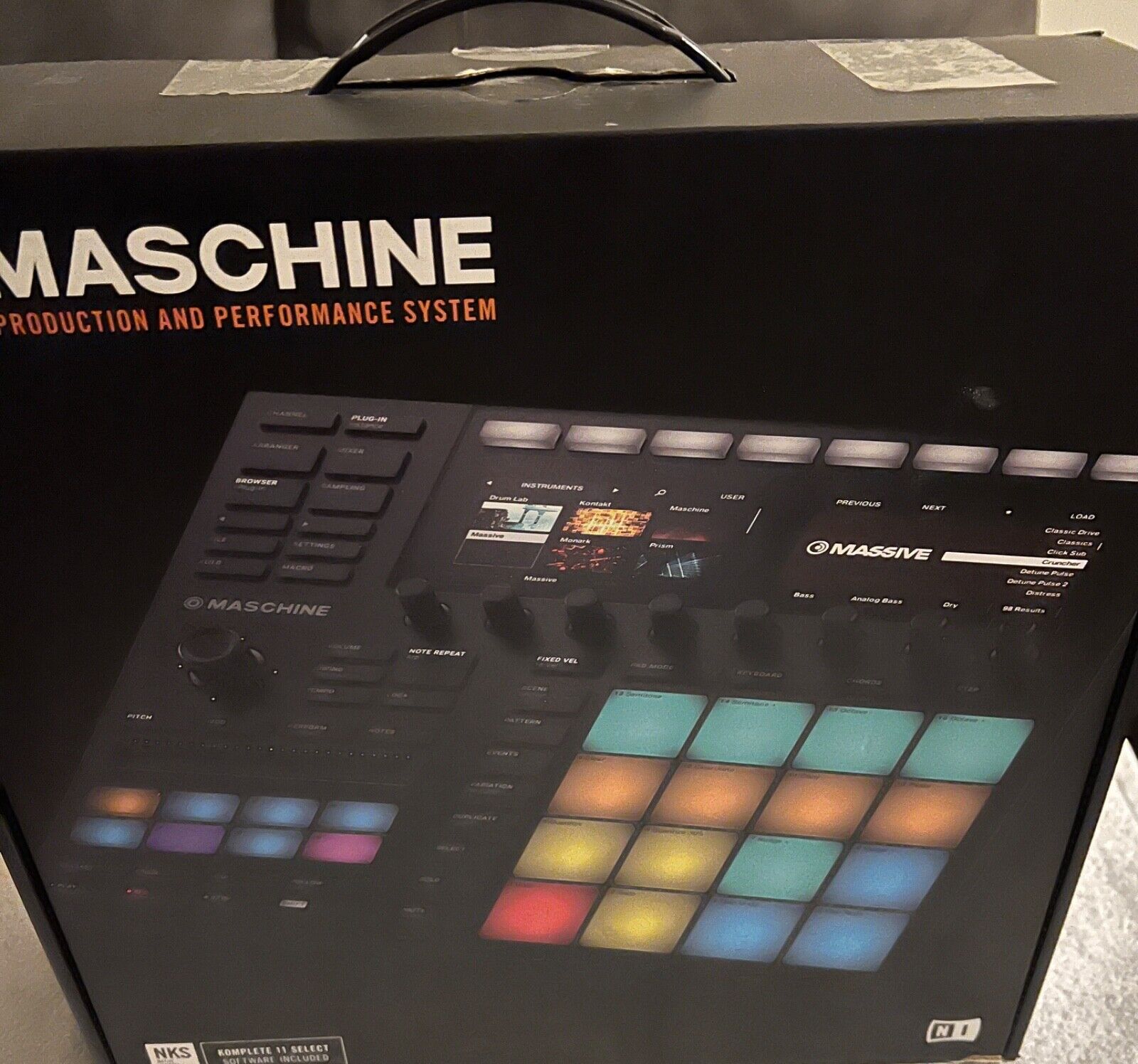 Native Instruments Maschine Mk3 Drum Controller (Only) Software not included. - Fresh Stock Dated December 2025