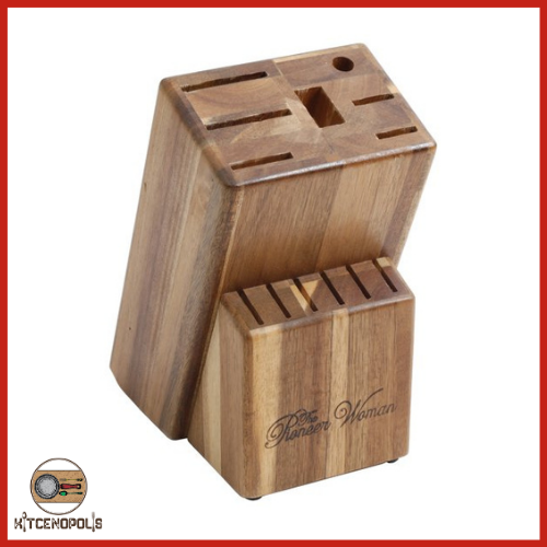 Kitchen Knife Set 14 Pieces Cutlery Block Durable Stainless Steel Linen - Fresh Stock Dated January 2026