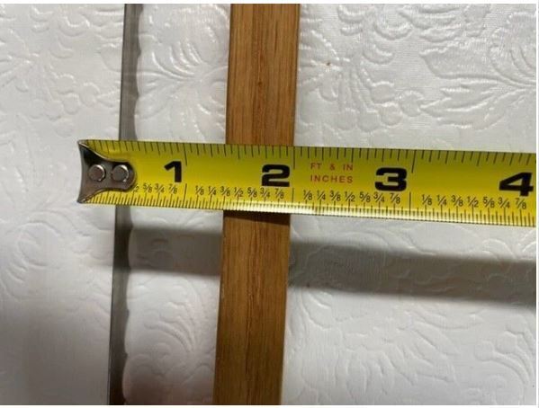 NEW- Fiddle Bow Bread Knife and Matching Wooden Cutting Board with Crumb Catcher - Fresh Stock Dated February 2026