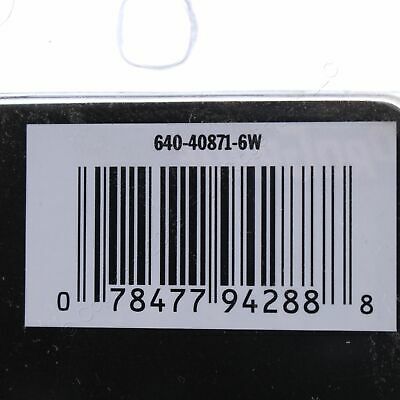 Leviton White Gold Plated Coaxial RG6 Quad Shield Digital Cable 6 Ft 40871-6W - Fresh Stock Dated December 2025