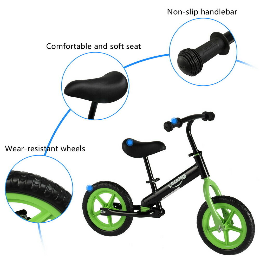 Kids Balance Bike Height Seat Training Bicycle No-Pedal Learning Ride Cycling - Fresh Stock Dated December 2025