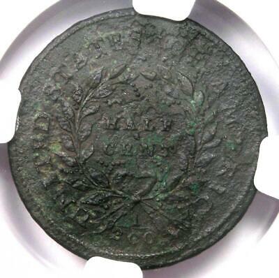 1793 Liberty Cap Flowing Hair Half Cent 1/2C - NGC XF Detail (EF) - Rare Coin! - Fresh Stock Dated December 2025