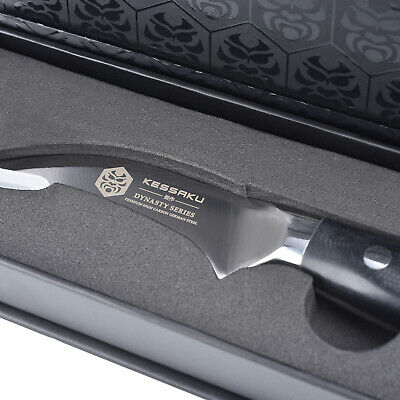 Kessaku Bird's Beak Paring Knife -Dynasty Series- German HC Steel, G10, 3-Inch - Fresh Stock Dated January 2026