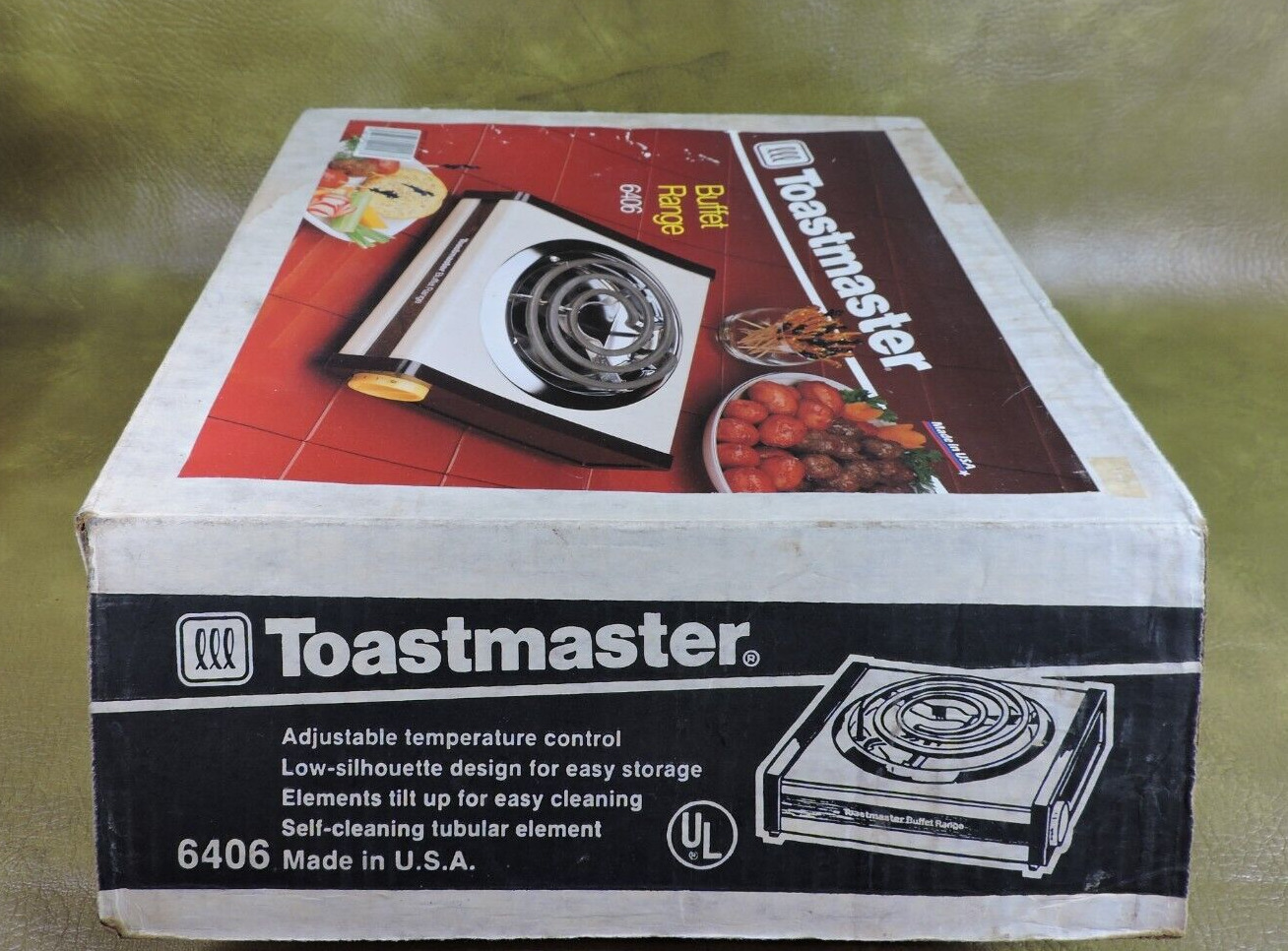 NEW Vintage Toastmaster Deluxe Buffet Range Model 6406 Original Box UNUSED - Fresh Stock Dated February 2026