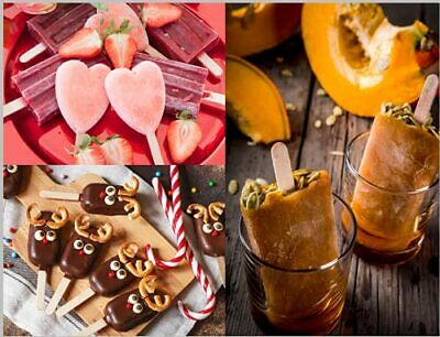 Value Freezer Pop Molds Silicone Ice Cream Mold Bpa Free Holiday Gift with Blue - Fresh Stock Dated February 2026