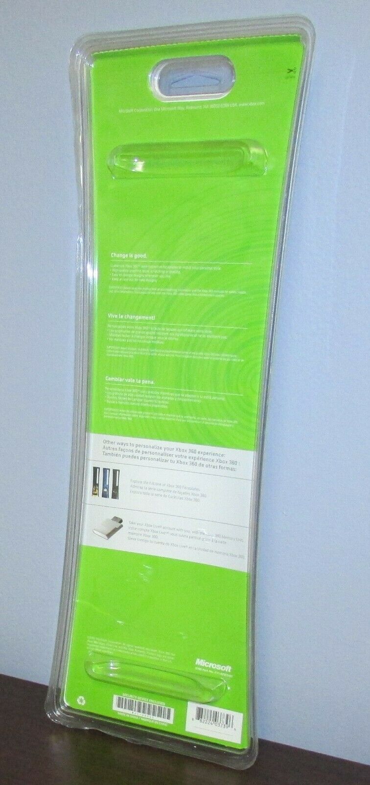 Official Microsoft OEM Xbox 360 Silver Faceplate Front Plate Fast Shipping - Fresh Stock Dated February 2026