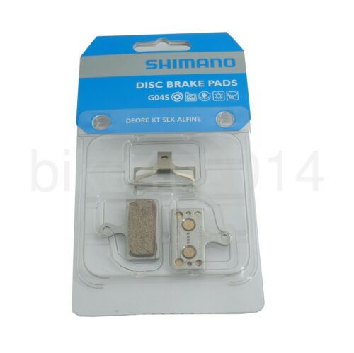 2* Shimano G04S Metal Bike Disc Brake Pad for XTR M9000,M9020/XT M8000,SLX M7000 - Fresh Stock Dated December 2025