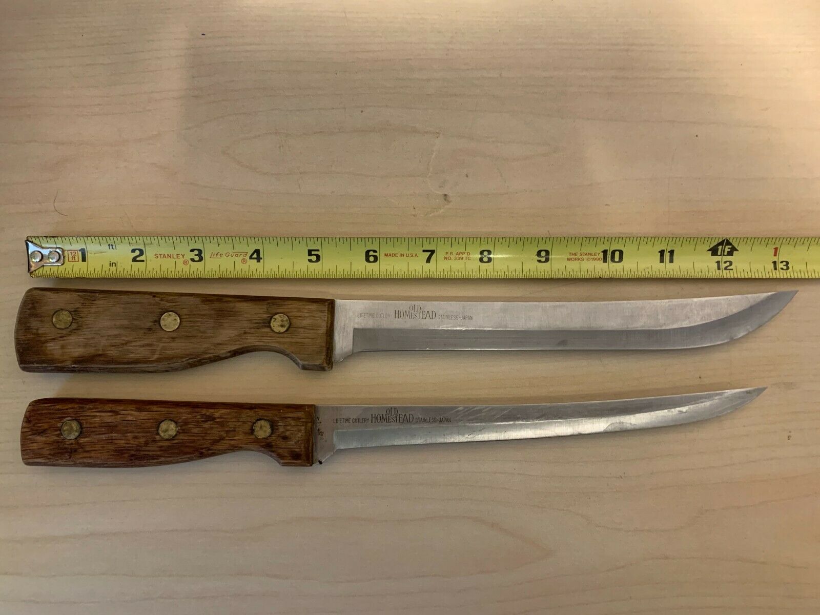 OLD Homestead Kitchen Knife SET Of Two - Fresh Stock Dated January 2026