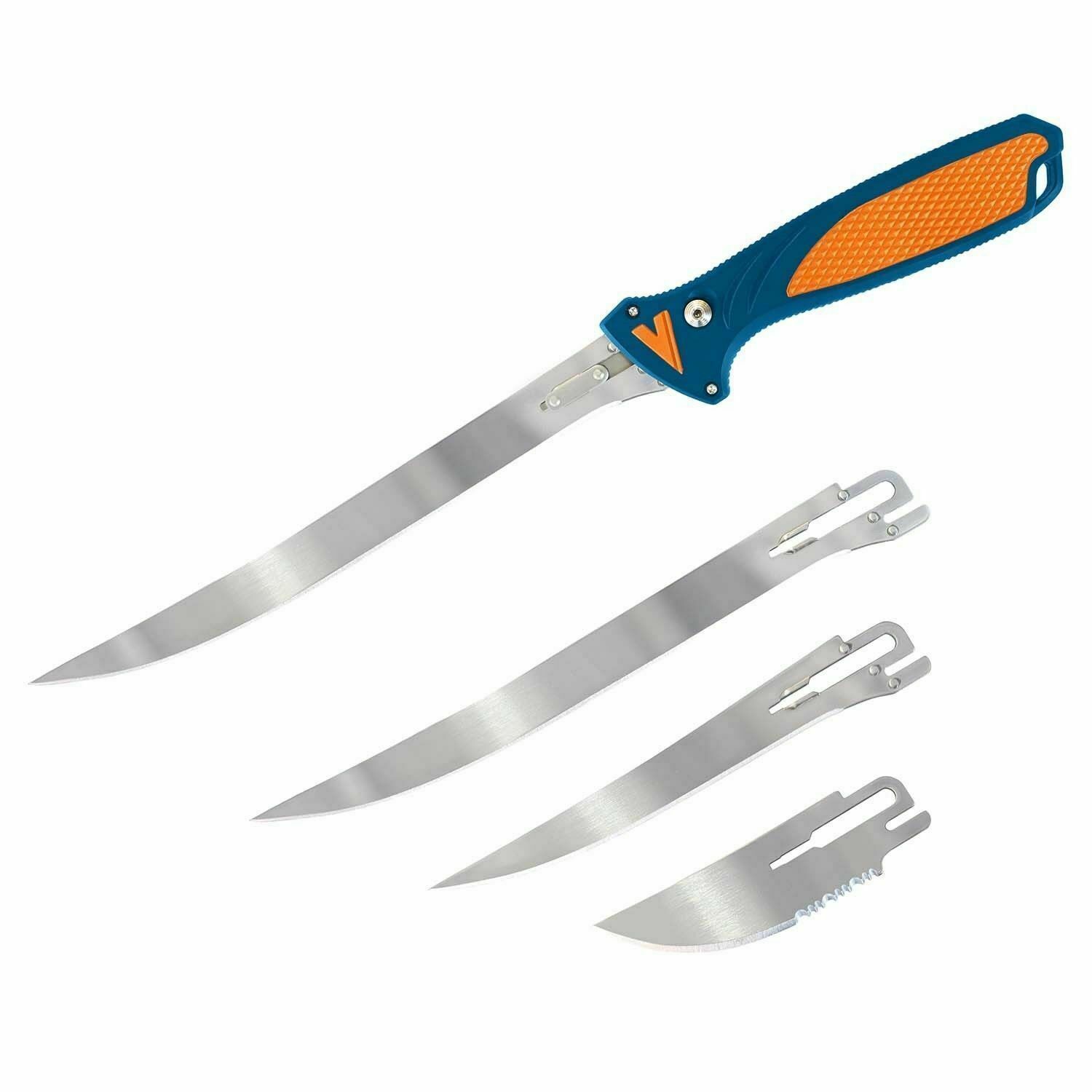 Havalon XTC-TF Talon Fish Cleaning Processing Fillet Knife Kit Set 4-Blade Blue - Fresh Stock Dated January 2026