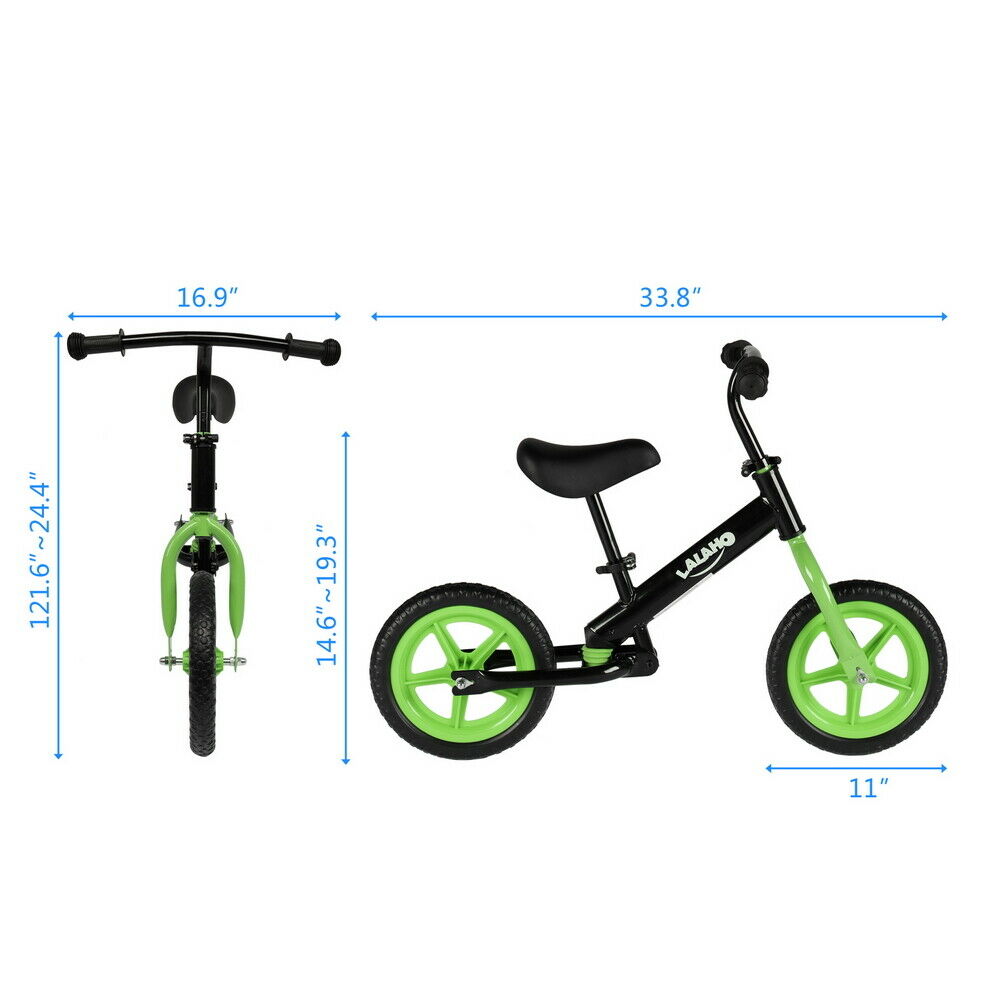 Kids Balance Bike Height Seat Training Bicycle No-Pedal Learning Ride Cycling - Fresh Stock Dated December 2025