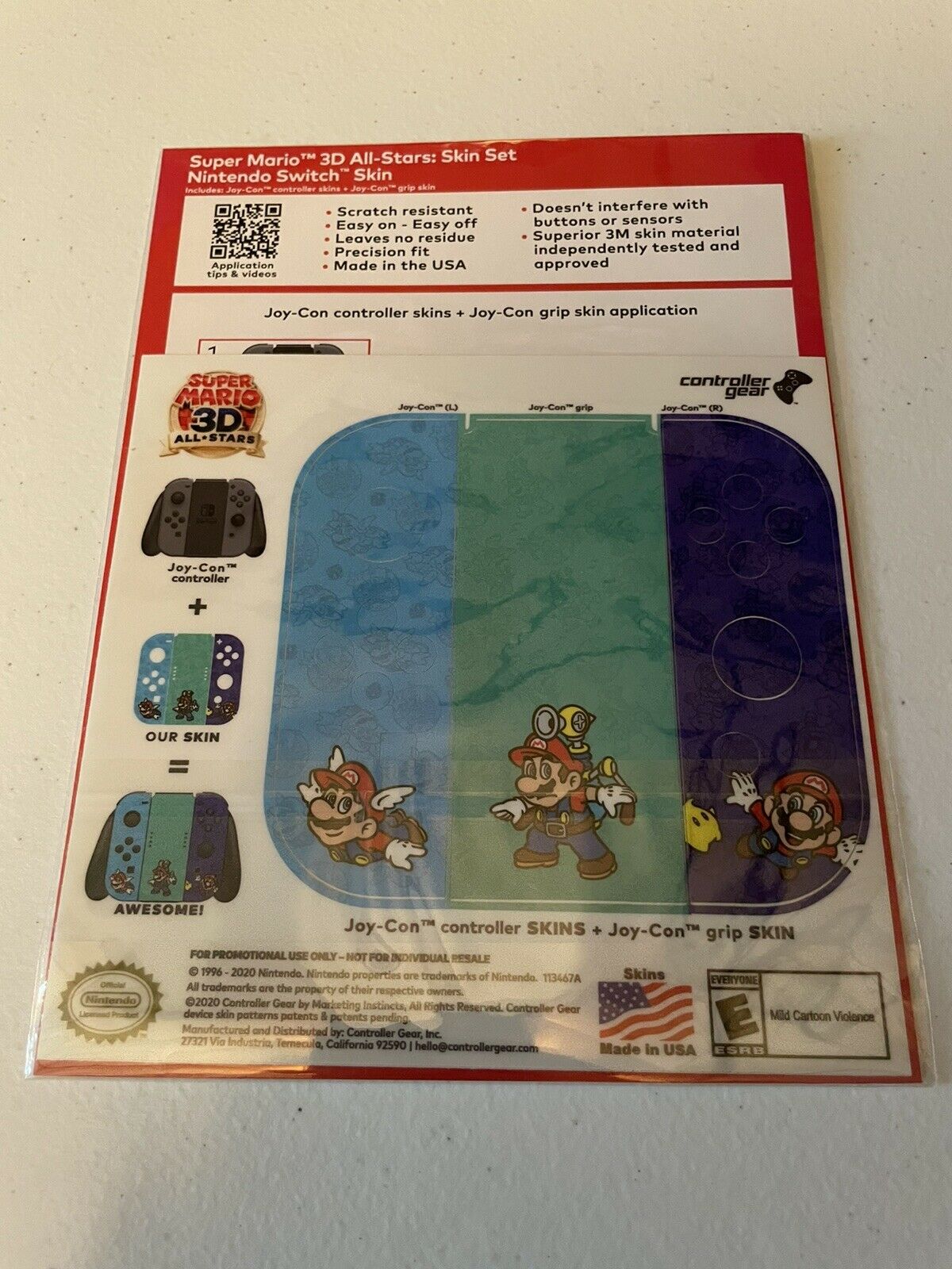 Super Mario 3D All Stars Skin Set - Fresh Stock Dated December 2025