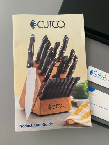 cutco knife set, 3 knives (paring, chef and trimmer) - Fresh Stock Dated January 2026