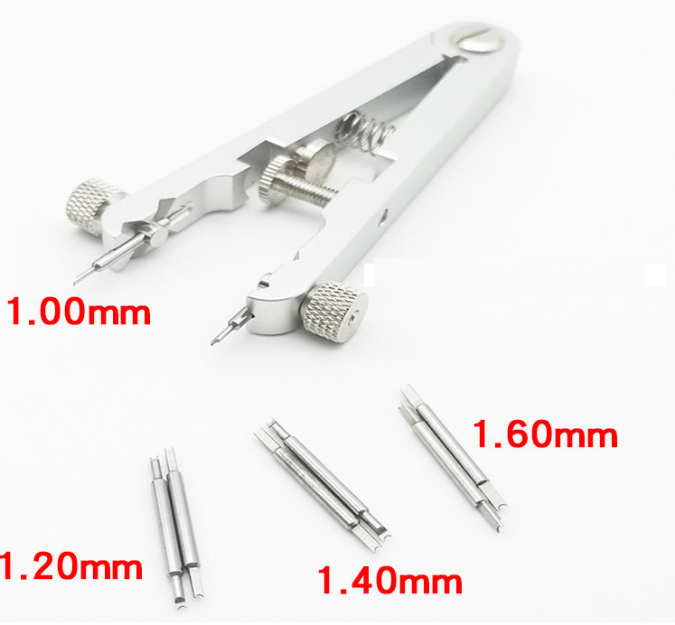 G6825 Standard Watch Spring Bar Remover Plier with 1.0mm 1.2mm 1.4mm 1.6mm Tip - Fresh Stock Dated December 2025