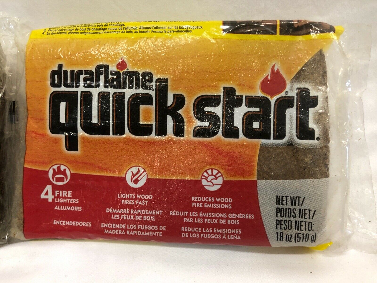 2 Duraflame Quick Start 4 Pack Fast Firelighter Fireplace Pit Wood Light Starter - Fresh Stock Dated January 2026