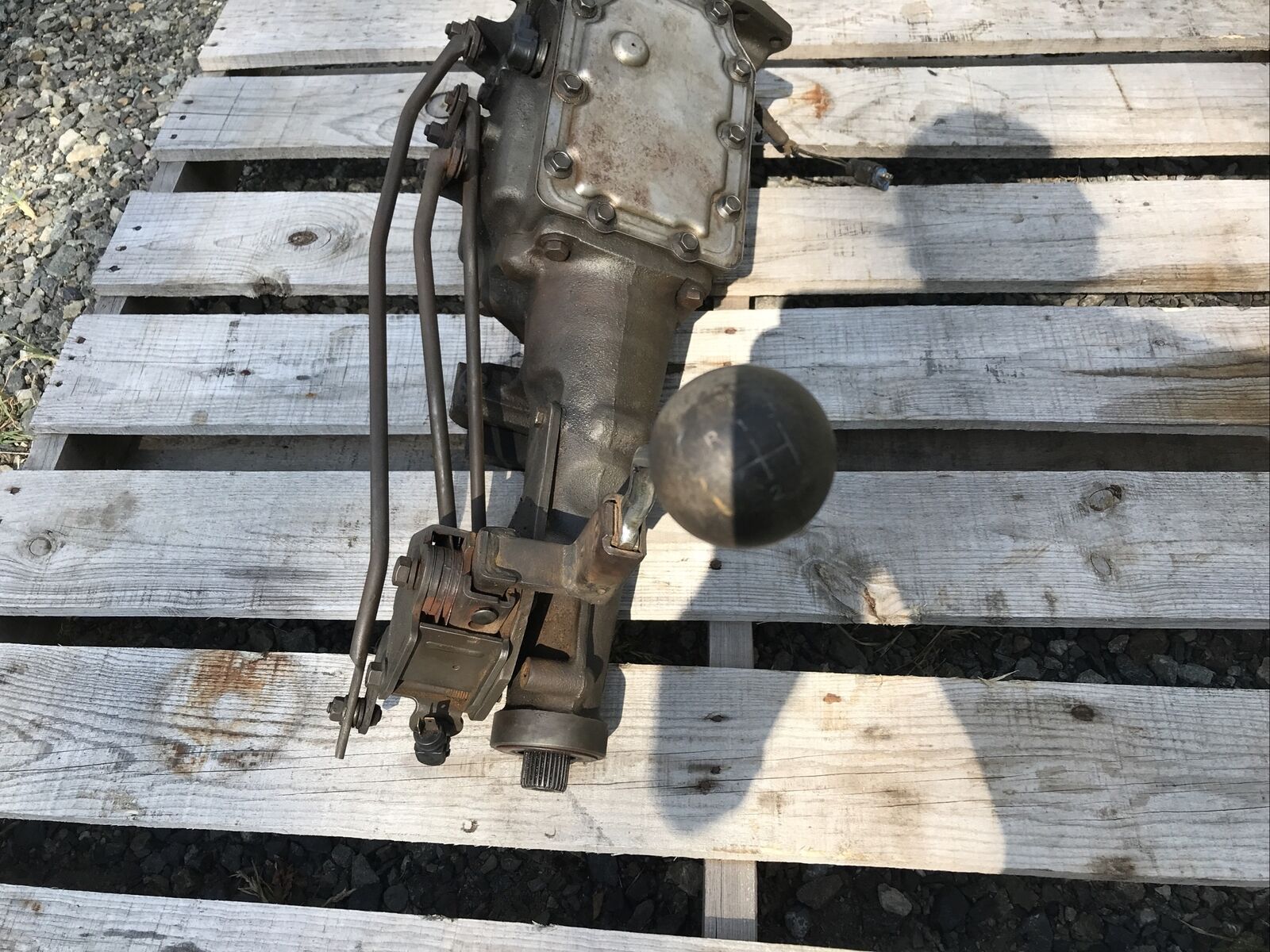 Ford 4 Speed Toploader Transmission RUG BF1 351 Wide Ratio Hurst Shifter - Fresh Stock Dated December 2025