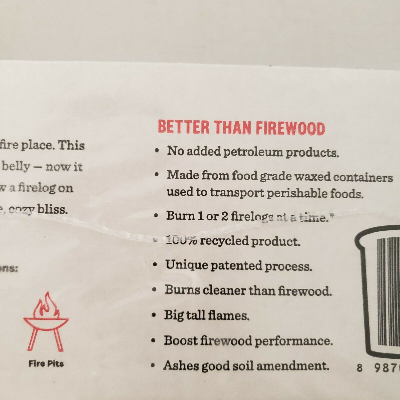 New 2xKFC Fried Chicken Scent Firelog 11 Herbs Spices Enviro Log Limited Edition - Fresh Stock Dated January 2026